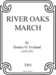 River Oaks March Concert Band sheet music cover